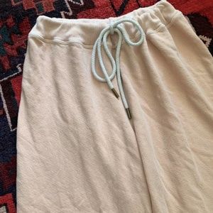 The Wide Leg Cropped Sweatpants by The GREAT